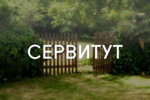 Публичный сервитут.