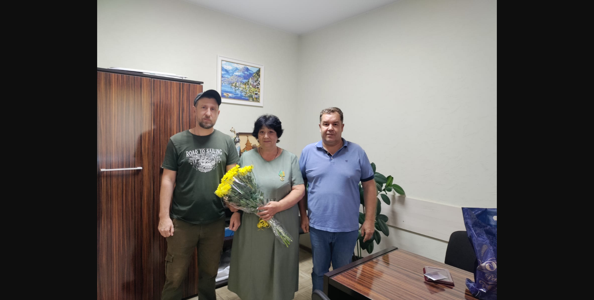 Вручена награда &quot;За содействие СВО&quot;.