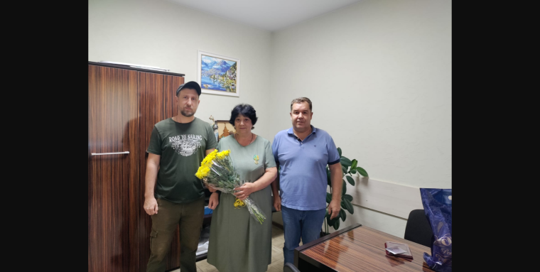 Вручена награда "За содействие СВО". Вручена награда "За содействие СВО".